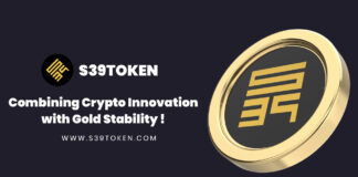 S39, a Token Backed by Gold and With an Exciting Ecosystem Under Development, is Gearing Up for an IEO!