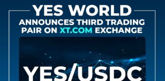YES WORLD Token Announces YES/USDC Trading Pair on XT.com Exchange