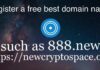 To find the Bitcoin in domain name. Fairlaunch & free registration.