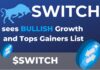SWITCH Token sees Bullish Growth and Tops Gainers List