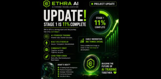 ETHRA AI Reports Strong Early Momentum as Stage 1 Presale Reaches 11% Completion