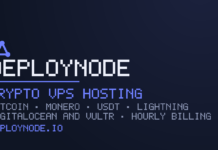 deploynode Launches Crypto VPS Hosting With Bitcoin, Monero and Lightning Payments